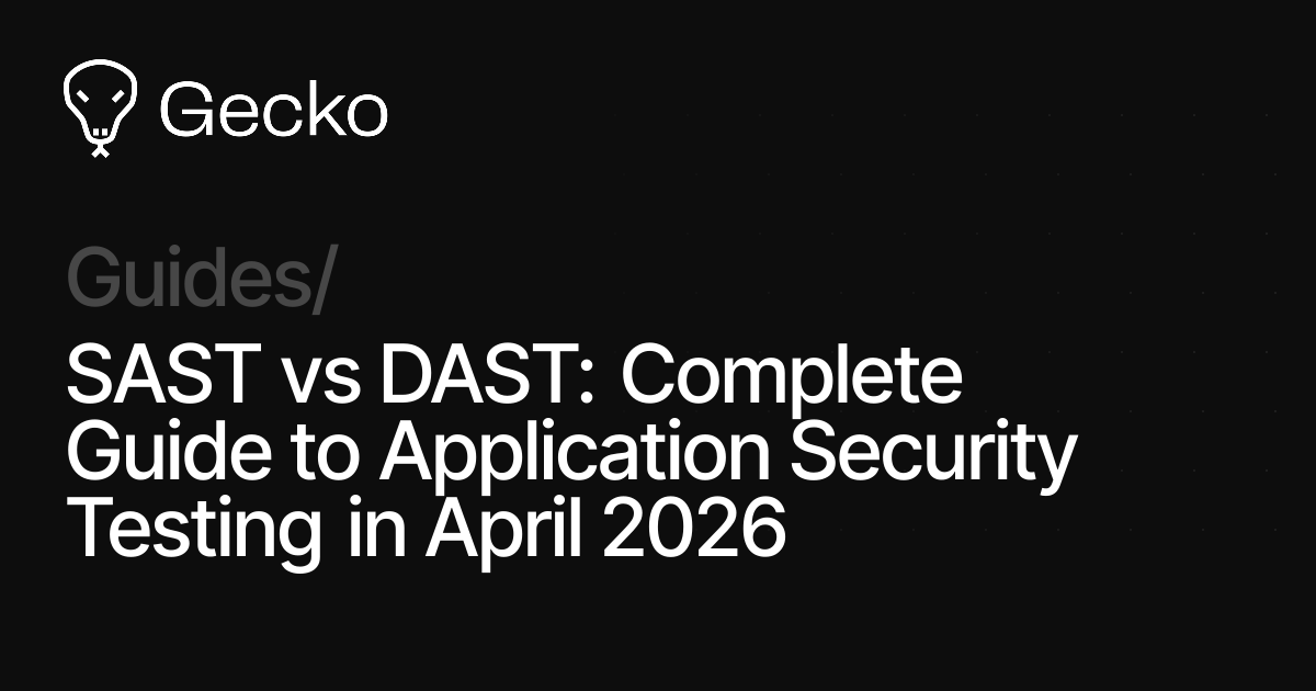 SAST vs DAST: Complete Guide to Application Security Testing in April ...